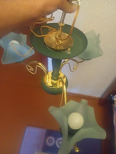tavan işıqları: Çılçıraq, 3 lampa, Metal — 1