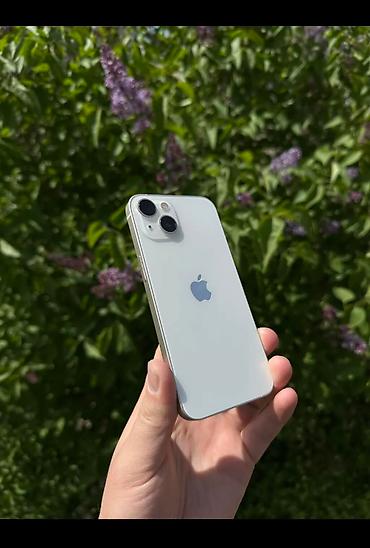 iphone cs max: IPhone 13, Б/у, 128 ГБ, Белый, Зарядное устройство, Защитное стекло, Чехол, 86 % — 2