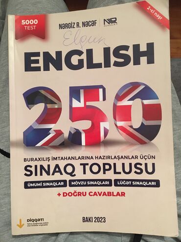 naqil kitabi: Çox yaxşı vəziyyətdədir. İçi yazılmayıb. Tər-təmizdir. İli təzədir