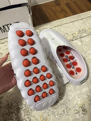 массажный тапочки: Кроссовки, 41, 40.5, Nike, Новый, цвет - Белый — 4