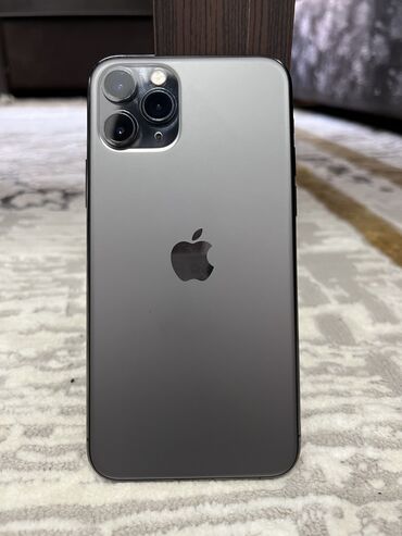 Apple iPhone: IPhone 11 Pro, Новый, 256 ГБ, Graphite, Зарядное устройство, Защитное стекло, Кабель, 80 %