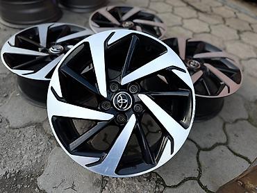 01: Литые Диски R 17 Toyota, Комплект, отверстий - 5, Б/у — 5