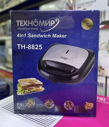 Сэндвич-мейкер Техномир TH-8825 4-в-1 Функциональный прибор для