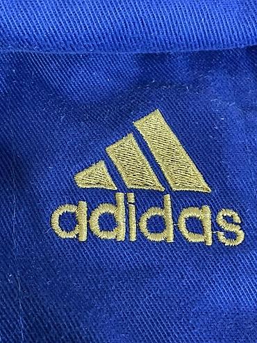 champ: Кимоно для дзюдо adidas Champion II, синее - Оригинальный комплект — 2