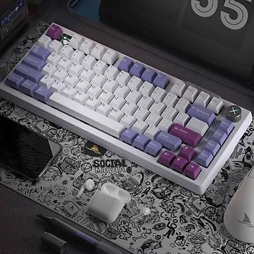 logitech superlight: Клавиатура, Darmoshark, Механическая, Bluetooth, Проводное подключение, Размер: 75% — 3