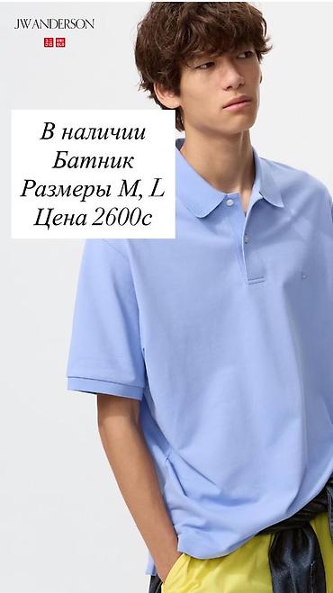 Футболки: Мужская футболка, L, Uniqlo, Новый, Платная доставка, Самовывоз — 2