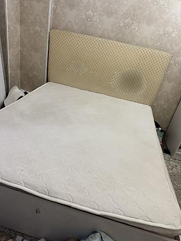 silver kitchen: Двуспальная кровать с мягким изголовьем + шкаф-купе Отдам обеих за — 2