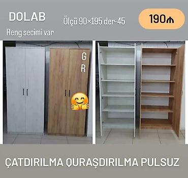 Шкафы: Dolab yeni qarderob paltar dolabı — 1