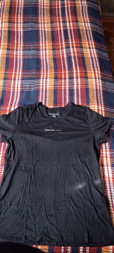 украшения с водолазкой: Футболка, Calvin Klein, Пахта, Жаңы, XL