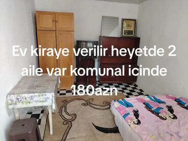 Otaqlar: Kirayə həyət evi - Mətndə göstərildiyi kimi: “Ev kirayə verilir
