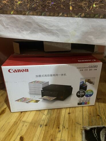 prınter: Canon PIXMA G6080 modeli, ev və ya ofis istifadəsi üçün nəzərdə
