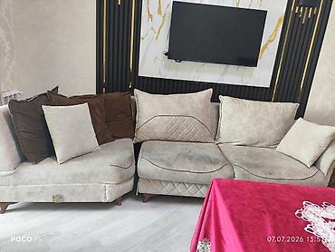 куплю угловой диван бу: Künc divan dəsti - Forma: L-şəkilli künc divan, 3 moduldan ibarət - — 1