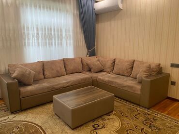 Ev üçün digər mebel: Künc divan, Açılan