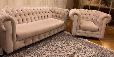 раскладной диван: İşlənmiş, Divan, 2 kreslo