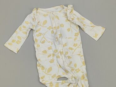 biały pajacyk niemowlęcy: Pajacyk, 3-6 m, stan - Dobry