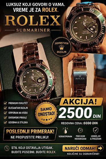torbe za plazu dm: Rolex Submariner – elegantan muški ručni sat sa metalnom narukvicom i — 1