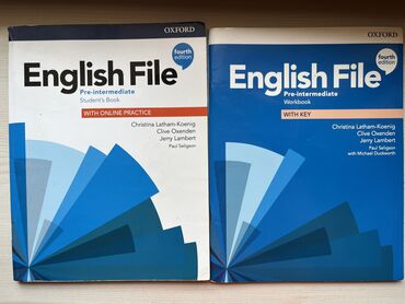 рабочая тетрадь по чтению 3 класс васильева гдз: Продаю книги English File 4th Edition pre-intermediate. В хорошем