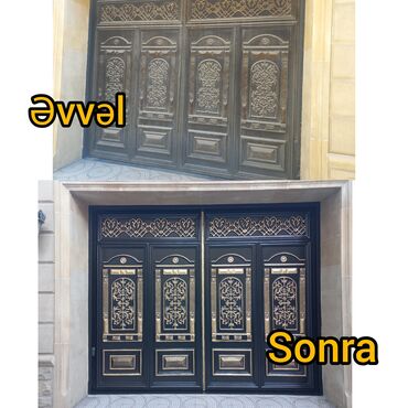 Окна, двери, ворота: Darvazalari̇n renglenmesi̇ temi̇r xidməti baki sumqayit ərazisində