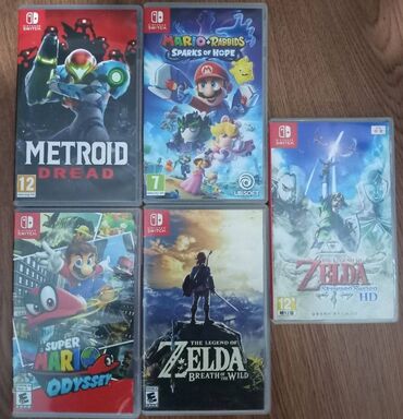 Nintendo Switch үчүн оюндар: Продам игры представленные на фото. Цена за каждую 2700 сом. Обмена