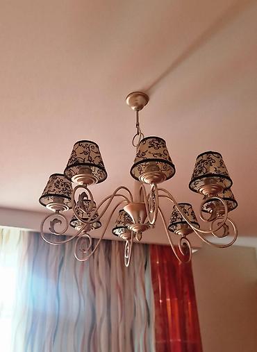 Çılçıraq, 8 lampa, Metal