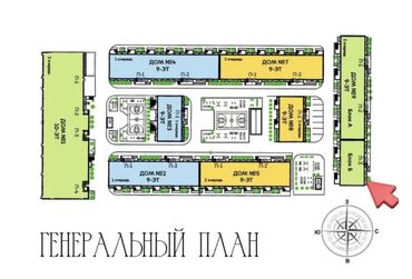 елитка дом: Берилген, Элитка, 1 бөлмө, 53 кв. м