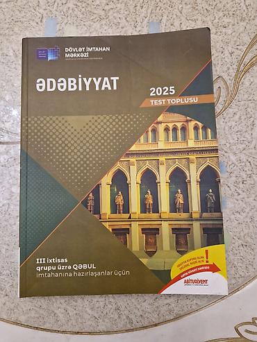Testlər: Ədəbiyyat 2025 – Test Toplusu” III ixtisas qrupu üzrə qəbul imtahanına — 1
