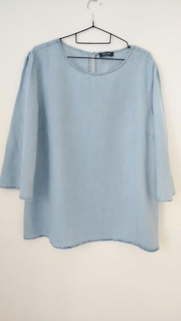 Bluze: Tri bluze, veličina M/L – set 700 dinara 1) Svetloplava bluza — 3