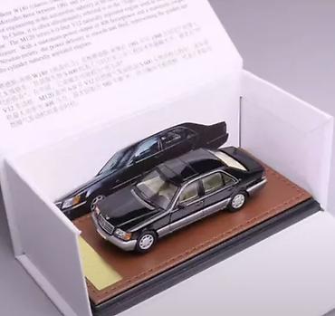 mercedes 140: 1:64 Mercedes-Benz S-Class 600 SEL (W140) miqyaslı kolleksiya modeli — 5