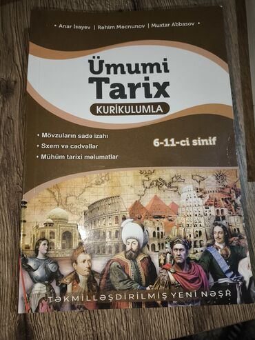 Kitablar, jurnallar, CD, DVD: Ümumi Tarix 6-11-ci sinif