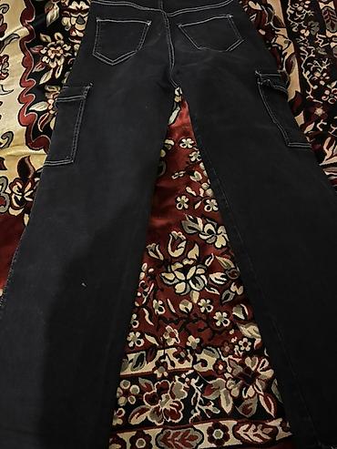 vitamin e 400: Qadın cargo cins şalvar – Muddy Jeans 28 razmer (36) - Rəng: tünd — 2