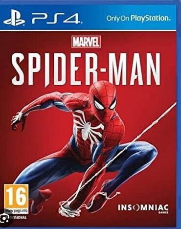 Oyun diskləri və kartricləri: Marvel's Spider-Man, Macəra, İşlənmiş Disk, PS4 (Sony Playstation 4), Ünvandan götürmə