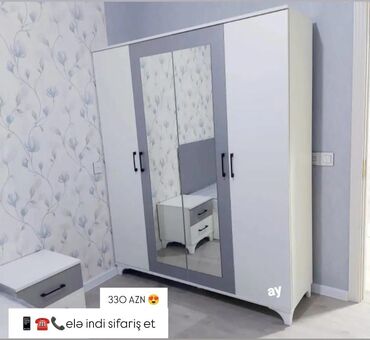Mətbəx mebeli: Yeni, 4 qapılı Düz dolab, Şifonyer