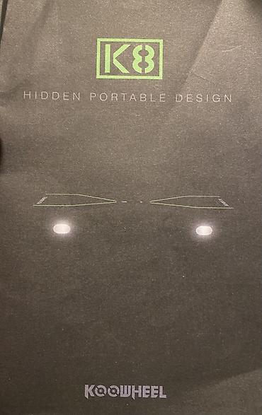 Электротранспорт: KooWheel K8 hoverboard – “Hidden Portable Design” - Model: KooWheel — 1