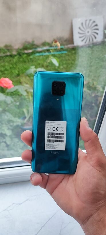 qabyuyan satilir: Redmi Note 9, 128 GB, rəng - Göy, Barmaq izi