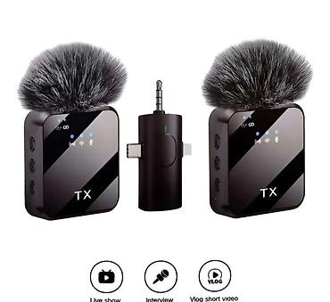 neumann mikrofon: Bežični mikrofon Lavalier F15- 2 za sve telefone Cena: 2800din Bežični — 1