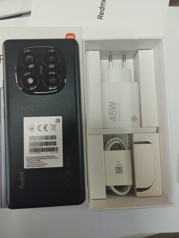 телефон за 5000 128 гб: Redmi, Redmi Note 14 Pro, Б/у, 512 ГБ, цвет - Черный, 2 SIM