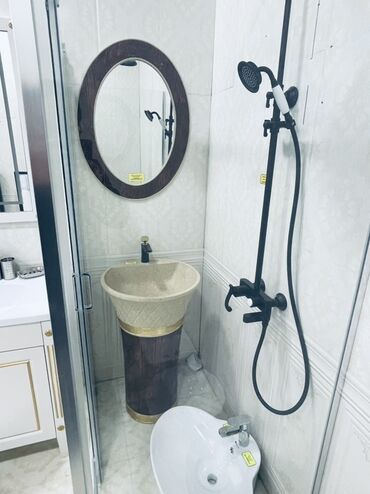 банные наборы: Алюминий, Жылтырабаган, Кара, Жаңы