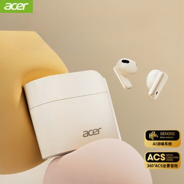 блютуз: Вкладыши, Acer, Новый, Беспроводные (Bluetooth), Классические