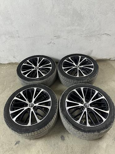 Диски: Литые Диски R 18 Toyota, Комплект, отверстий - 5, Б/у — 5
