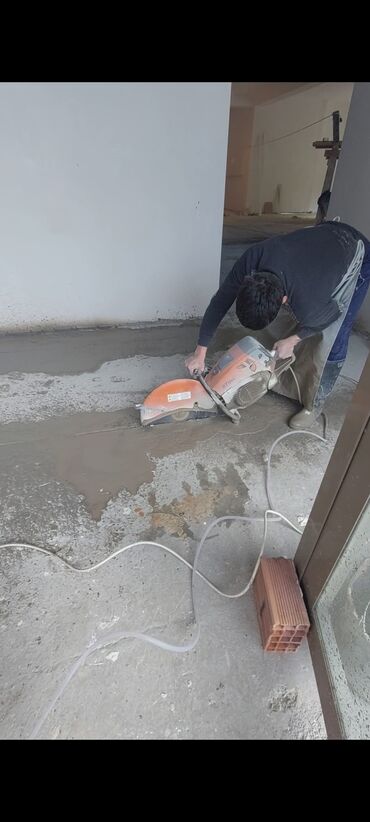 ev temiri qiymetleri: Beton kesimi beton kesen beton deşən beton deşimi beton kesimi