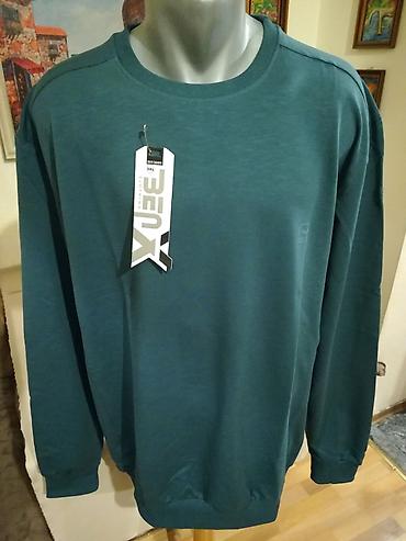 armani exchange: Novi muski pamucni duks Benx u velikom broju Zeleni 3XL. Novopazarski — 1