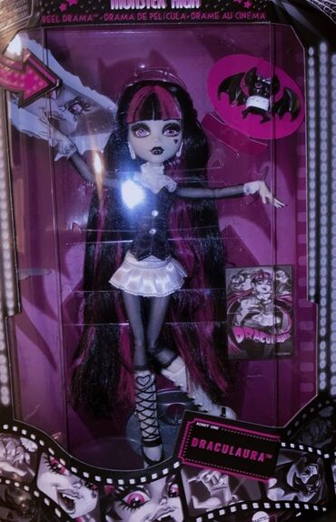 большие куклы: Кукла Монстр Хай новая в каробке коллекционная Reel Drama Draculaura