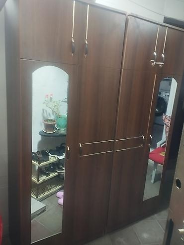 qoz: Dörd qapılı paltar dolabı - Material: ağac teksturalı MDF/LDSP — 4