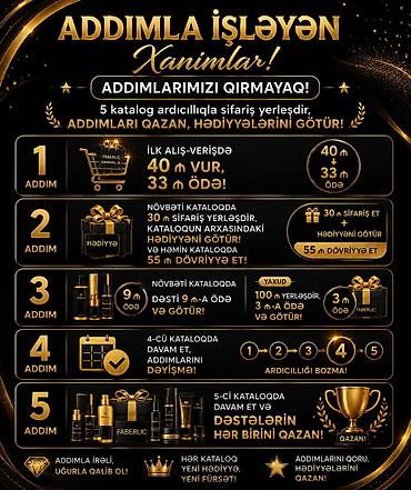 ADDIMLA İŞLƏYƏN XANIMLAR üçün proqram – Faberlic kataloq kampaniyası — 1