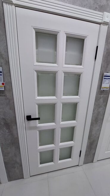 стекло в межкомнатную дверь: Межкомнатная дверь со стеклом, Окрашенная, цвет - Белый