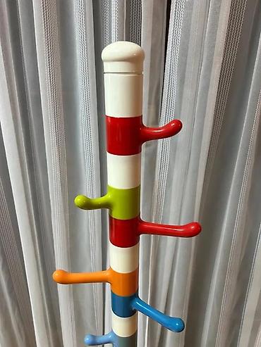 Ostali dečiji nameštaj: Dečji samostojeći čiviluk sa kružnom bazom - Stabilna teška baza od — 5