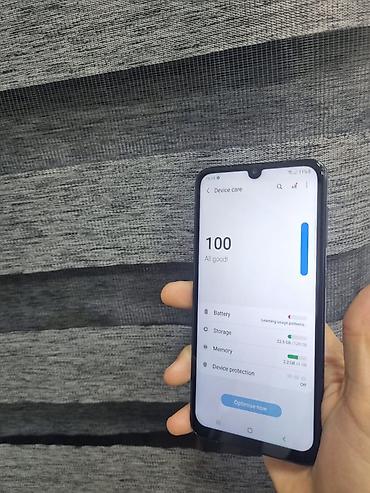 samsung note fe: Samsung Galaxy A50, 128 GB, rəng - Qara, Sensor, İki sim kartlı, Face ID — 1