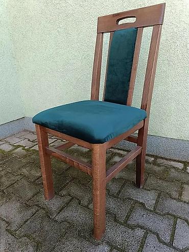 Stolice: Drvena tapacirana stolica – klasičan model - Konstrukcija: masivno — 10
