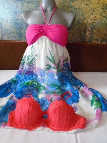 hm br: Letnja haljinica + poklon brushalter, postavljena, materijal je lagan