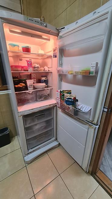 İşlənmiş 2 qapılı Indesit Soyuducu Satılır, rəng - Ağ